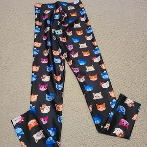 Blackmilk who's that cat leggings